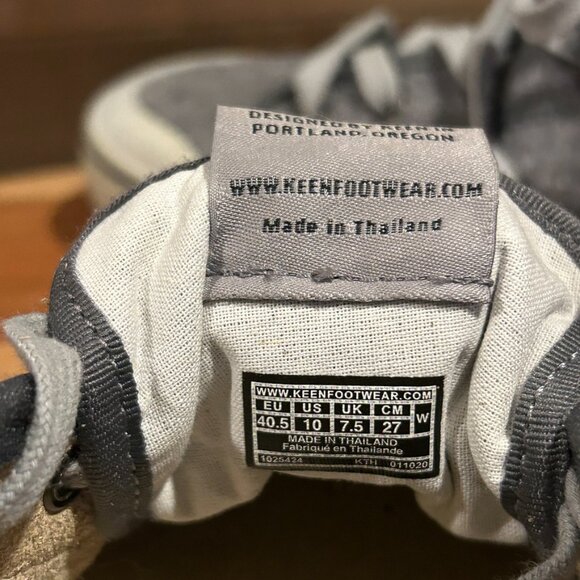 KEEN Wool Felt Elsa Lite Low Top Sneaker Shoe Sz 10 - Picture 7 of 10